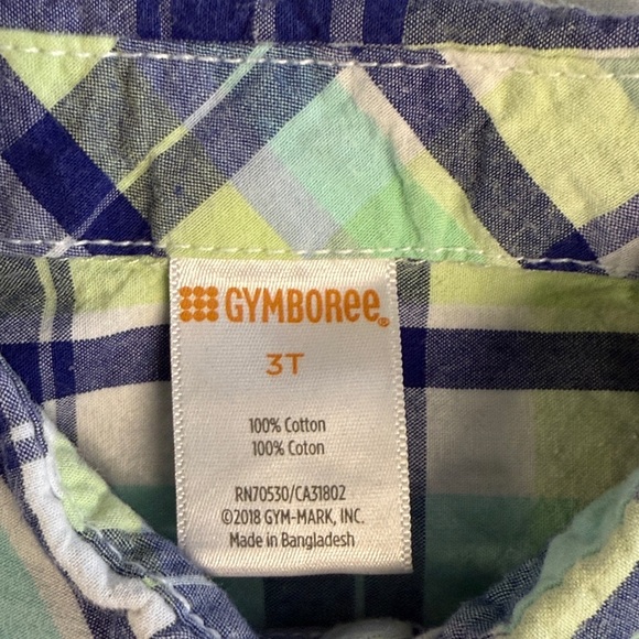 Gymboree - 3T - Plaid Button-Up Shirt - Picture 3 of 3